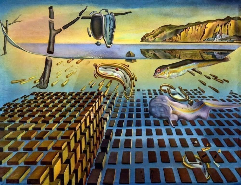 Salvador Dalí, The Disintegration of the Persistence of Memory