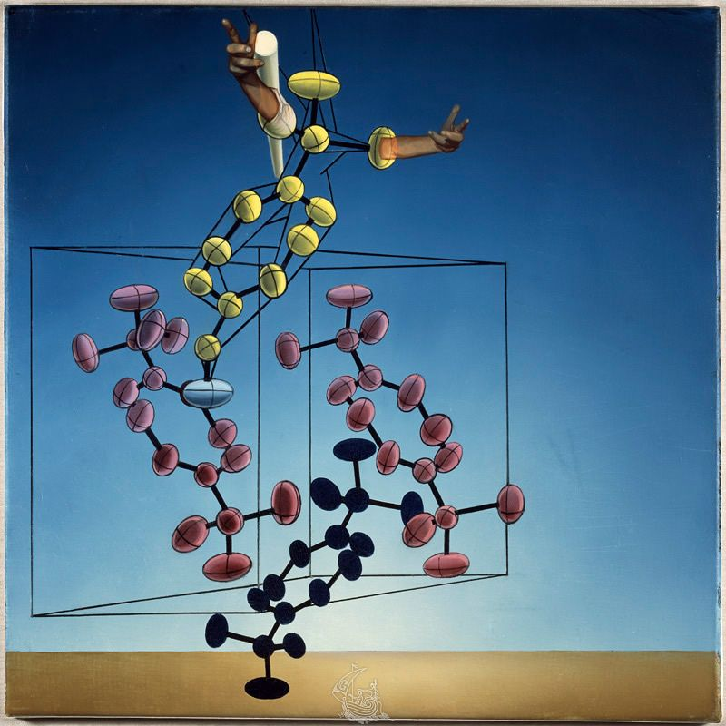 Salvador Dalí, The Structure of DNA (stereoscopic work)